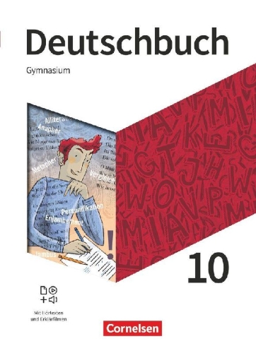 Buchcover und Innenansicht für das Buch: Deutschbuch Gymnasium 10. Schuljahr - Schulbuch