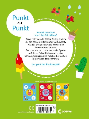 Buchcover und Innenansicht für das Buch: Je relie les points