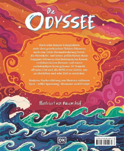 Buchcover und Innenansicht für das Buch: Die Odyssee