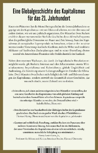 Buchcover und Innenansicht für das Buch: Capitalism. A Global History