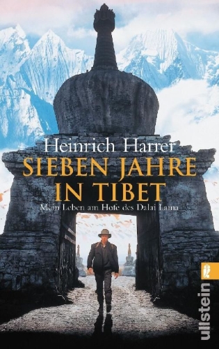 Buchcover und Innenansicht für das Buch: Sieben Jahre in Tibet