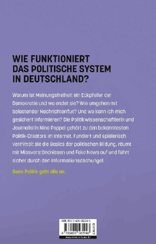 Buchcover und Innenansicht für das Buch: Endlich Politik verstehen