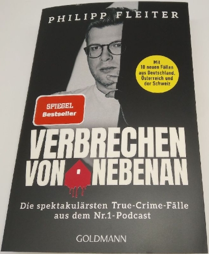 Buchcover und Innenansicht für das Buch: Verbrechen von nebenan