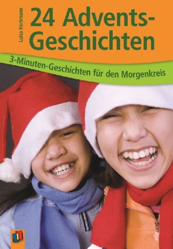 Buchcover und Innenansicht für das Buch: 24 Adventsgeschichten
