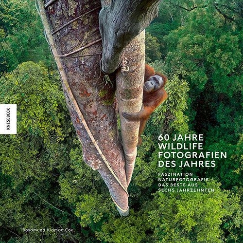 Buchcover und Innenansicht für das Buch: 60 years of Wildlife Photographer of the Year