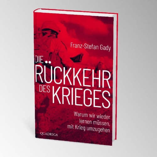 Buchcover und Innenansicht für das Buch: Die Rückkehr des Krieges