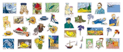 Buchcover und Innenansicht für das Buch: Vincent van Gogh