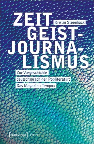 Buchcover und Innenansicht für das Buch: Zeitgeistjournalismus