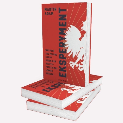 Buchcover und Innenansicht für das Buch: Eksperyment