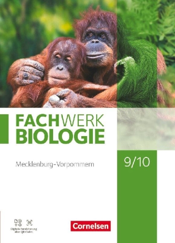 Buchcover und Innenansicht für das Buch: Fachwerk Biologie 9./10. Schuljahr. Mecklenburg-Vorpommern - Schulbuch