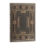 Buchcover und Innenansicht für das Buch: Onyx (Asterales) Midi Lined Hardback Journal (Elastic Band Closure)