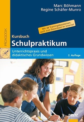 Buchcover und Innenansicht für das Buch: Kursbuch Schulpraktikum