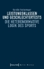 Buchcover und Innenansicht für das Buch: Leistungsklassen und Geschlechtertests