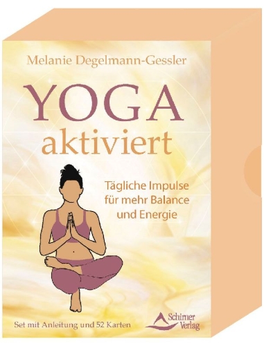 Buchcover und Innenansicht für das Buch: Yoga aktiviert - Tägliche Impulse für mehr Balance und Energie