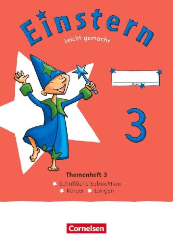 Buchcover und Innenansicht für das Buch: Einstern Mathematik 03 Leicht gemacht. Themenheft 3 - Verbrauchsmaterial