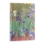 Buchcover und Innenansicht für das Buch: Van Gogh's Irises Midi Hardback Address Book (Elastic Band Closure)