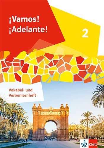 Buchcover und Innenansicht für das Buch: ¡Vamos! ¡Adelante! 2. Vokabel- und Verbenlernheft 2. Lernjahr