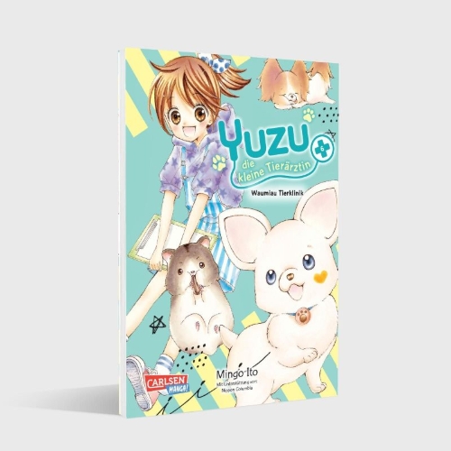 Buchcover und Innenansicht für das Buch: Yuzu no Dobutsu Karte