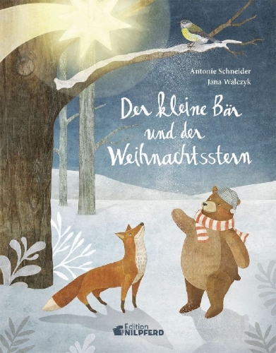 Buchcover und Innenansicht für das Buch: Der kleine Bär und der Weihnachtsstern - Geschenkbuchausgabe