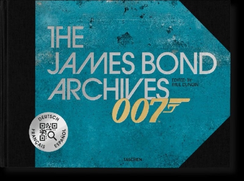 Buchcover und Innenansicht für das Buch: The James Bond Archives. "No Time To Die" Edition