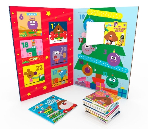 Buchcover und Innenansicht für das Buch: Hey Duggee: Advent Calendar Book Collection