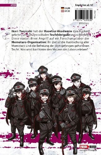 Buchcover und Innenansicht für das Buch: Togen Anki - Teufelsblut 12