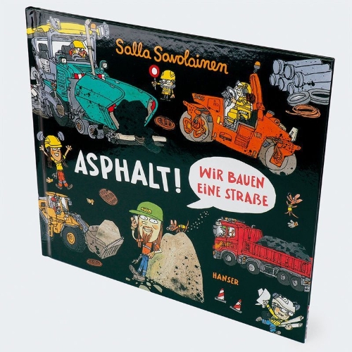 Buchcover und Innenansicht für das Buch: Asfaltia! (Construction series 1)