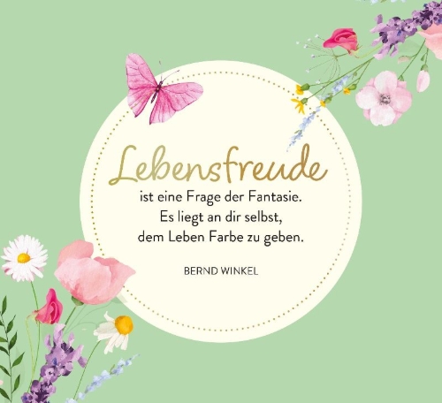 Buchcover und Innenansicht für das Buch: Lebe, wie es dir gefällt