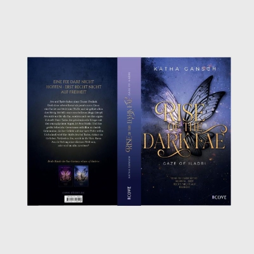 Buchcover und Innenansicht für das Buch: Gaze of Iladri 2: Rise of the Dark Fae