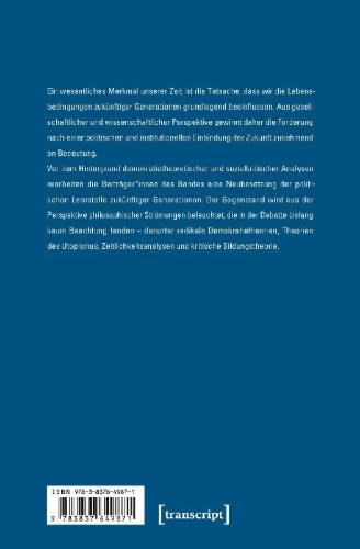 Buchcover und Innenansicht für das Buch: Politik der Zukunft