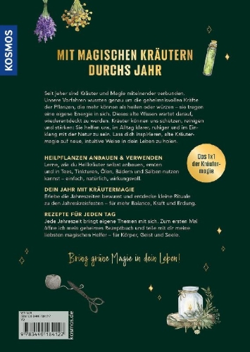 Buchcover und Innenansicht für das Buch: Magische Kräuter