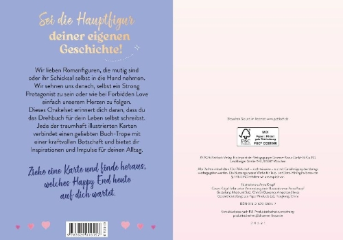 Buchcover und Innenansicht für das Buch: Orakelkarten: Too Many Choices