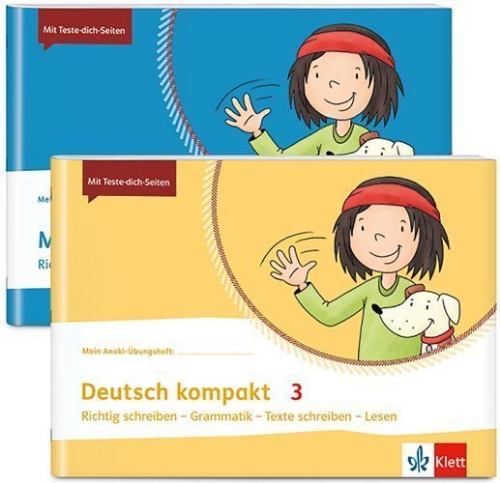 Buchcover und Innenansicht für das Buch: Mathe + Deutsch kompakt 3