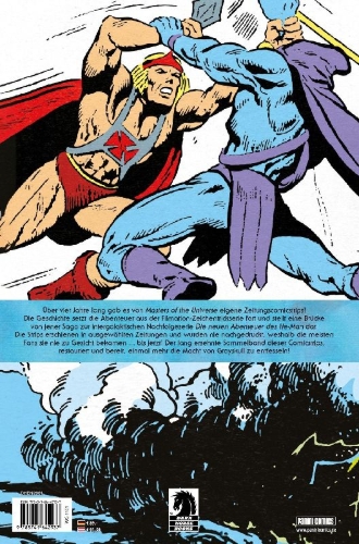 Buchcover und Innenansicht für das Buch: He-Man und die Masters of the Universe: Newspaper Comics Collection