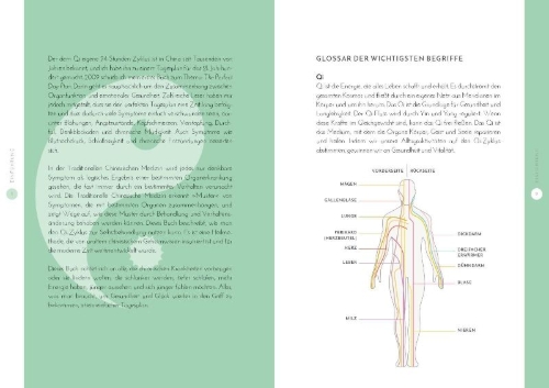 Buchcover und Innenansicht für das Buch: Wie neugeboren mit moderner TCM