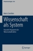Buchcover und Innenansicht für das Buch: Wissenschaft als System