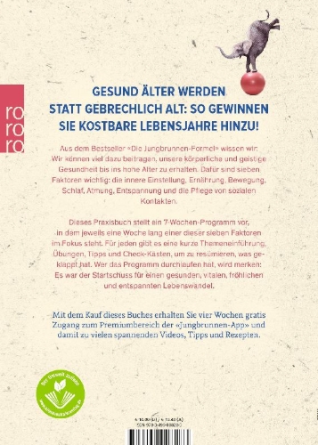 Buchcover und Innenansicht für das Buch: Die Jungbrunnen-Formel - Das Praxisbuch