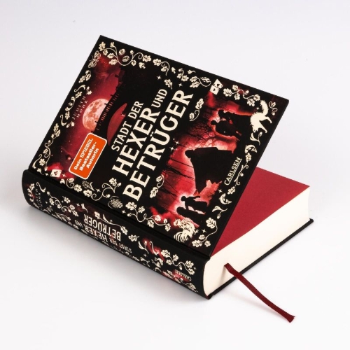 Buchcover und Innenansicht für das Buch: Stadt der Hexer und Betrüger (Stadt der Magier 3)