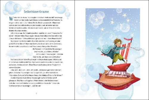 Buchcover und Innenansicht für das Buch: Der kleine Traumsegler (Band 4)