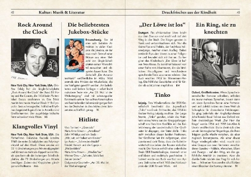 Buchcover und Innenansicht für das Buch: 1946 - Geburtstagskurier