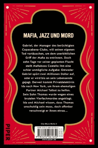 Buchcover und Innenansicht für das Buch: The Mobster's Lament