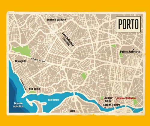Buchcover und Innenansicht für das Buch: Tod in Porto