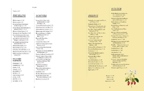 Buchcover und Innenansicht für das Buch: Das Gartenkochbuch