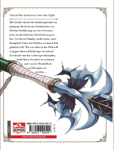 Buchcover und Innenansicht für das Buch: Ankoku Kishi no Ore Desu ga Saikyou no Seikishi o Mezashimasu