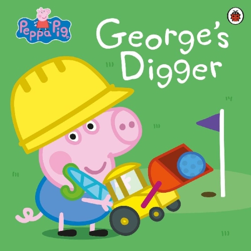 Buchcover und Innenansicht für das Buch: Peppa Pig: George's Digger