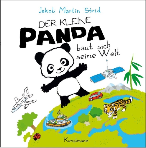 Buchcover und Innenansicht für das Buch: Lille Panda i Verden