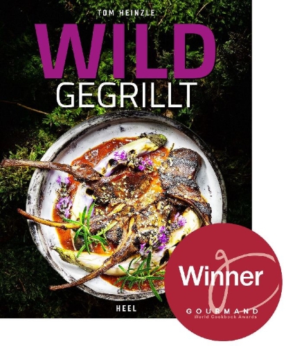 Buchcover und Innenansicht für das Buch: Wild gegrillt