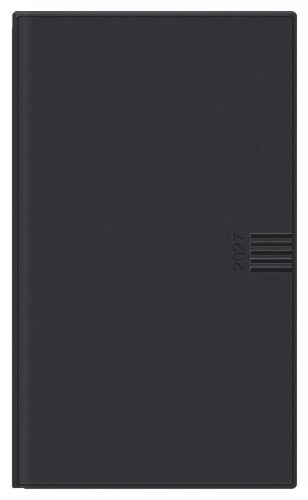 Buchcover und Innenansicht für das Buch: Monats-Taschenkalender, schwarz 2027