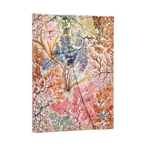 Buchcover und Innenansicht für das Buch: 12-Monatskalender 2027 Anemone Midi Horizontal