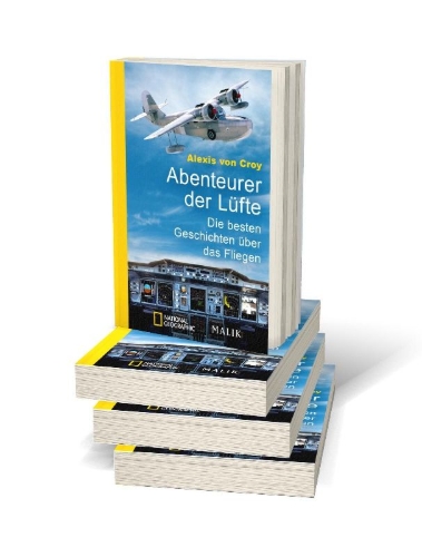 Buchcover und Innenansicht für das Buch: Abenteurer der Lüfte